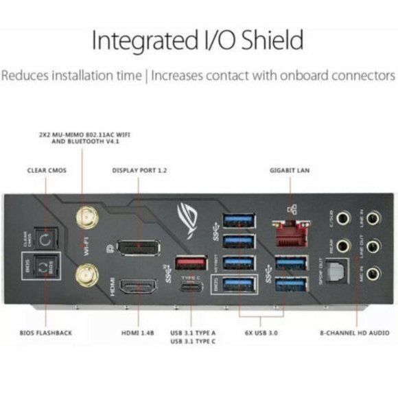 ASUS ROG Maximus IX Hero Z270 Motherboard LGA1151 - Picture 2 of 6